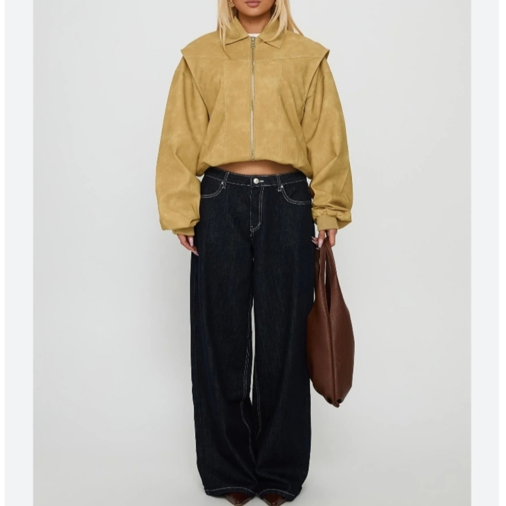 Lioness Vista Jacket In Mustard M NWT - Picture 6 of 11
